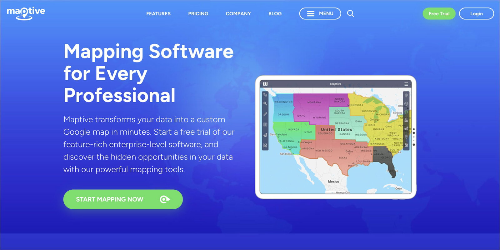 Maptive - 40 Best Field Sales Software in 2025 (Category-Based)