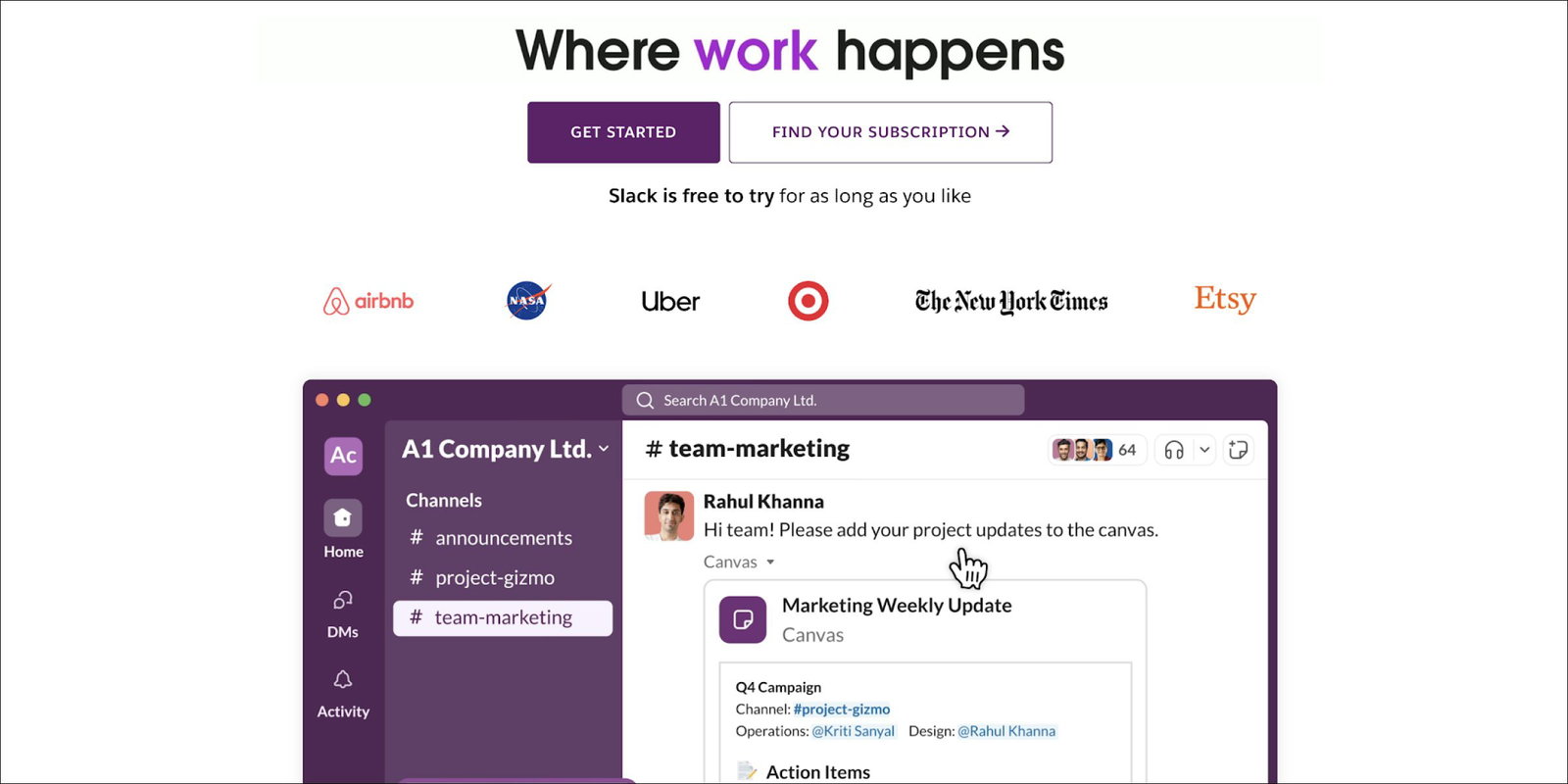 Slack - 40 Best Field Sales Software in 2025 (Category-Based)