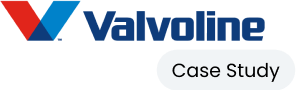 Valvoline logo with Case Study button