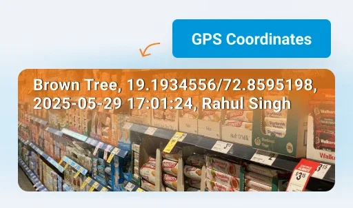 BeatRoute Visual Merchandising Software: Store shelf image.