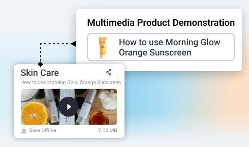 Retailer app video: How to use Morning Glow Orange Sunscreen.