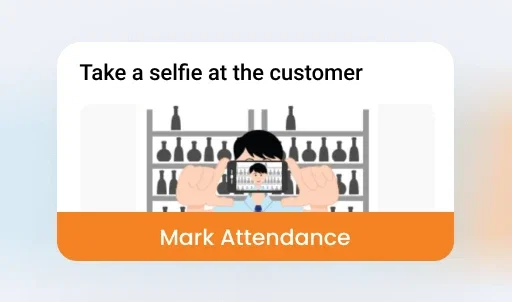 Product Promoter app: Selfie attendance marking.
