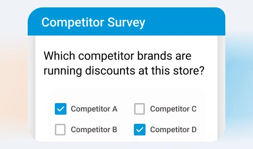 BeatRoute SFA software competitor survey showing discounts.