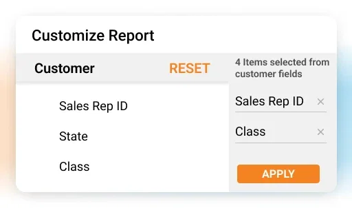 Create custom dashboards by route sales potential retailer type and more - Sales Force Tracking App