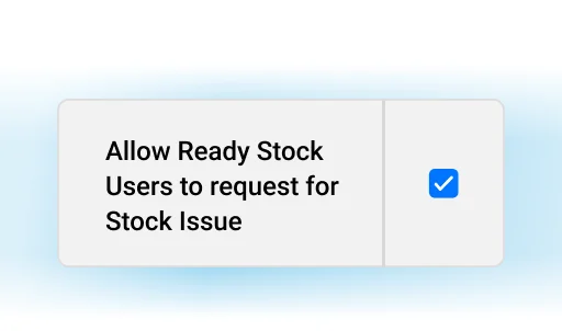 Enable sales rep to request and issue stock - Van Sales Automation