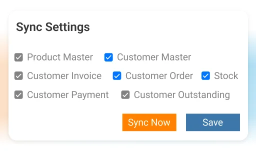 Sync stock and pricing with your ERP or DMS - Van Sales Automation