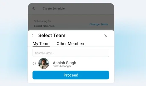 Enable managers to join or review territory visits as needed - Lead Management