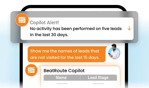 Use BeatRoute Copilot nudges to flag leads that require attention - Lead Management