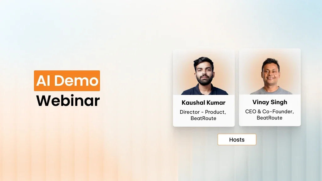 BeatRoute AI Demo Webinar - Webinar Listing